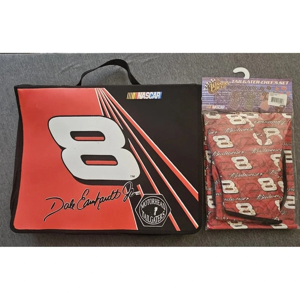 2004 Dale Earnhardt Jr #8 Motorhead tailgaters BBQ Set W/ Chef Set